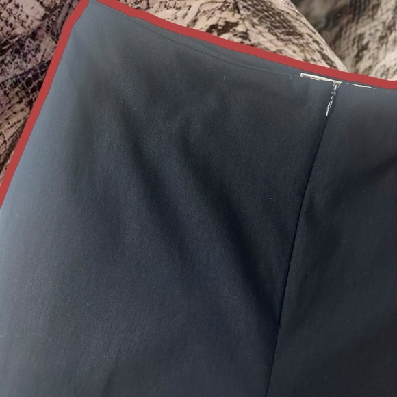 Joseph Ribkoff Black Ponte Crepe Zip Front Stretch Straight Leg Pants Size 10 - Picture 4 of 11